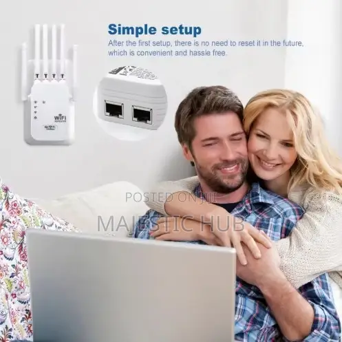 Wifi Repeater 1200m With 6 Antennas – 1200mbps Dual Band Wireless