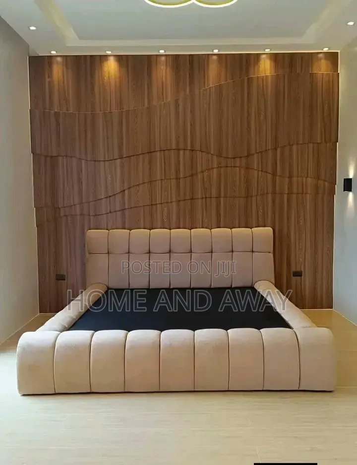 Low Velvet Dressed Beds in Any Colour From 1,000,000/- With Delivery