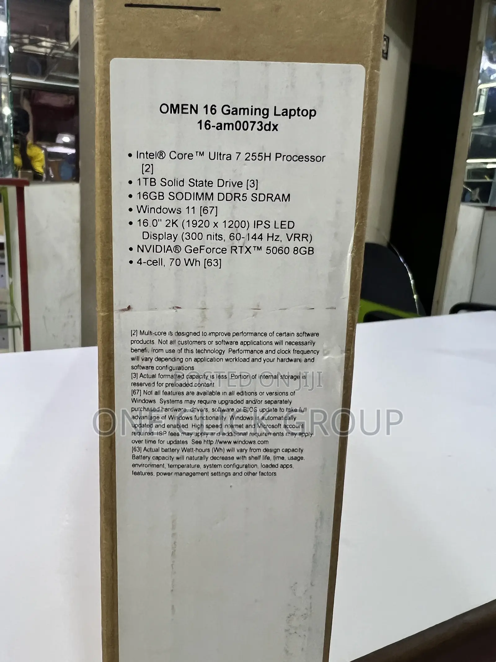 New Laptop HP Omen 16 16GB Intel Core Ultra 7 SSHD (Hybrid) 1T