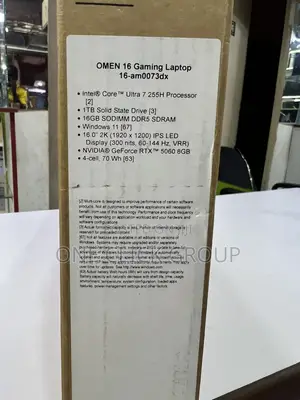 New Laptop HP Omen 16 16GB Intel Core Ultra 7 SSHD (Hybrid) 1T