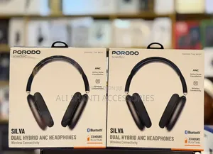 Porodo Silva Dual Hybrid Anc Active Noise Cancellation Headphones,