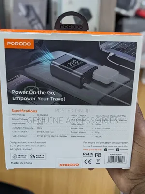 Porodo 200w Universal Ac Car Power Inverter