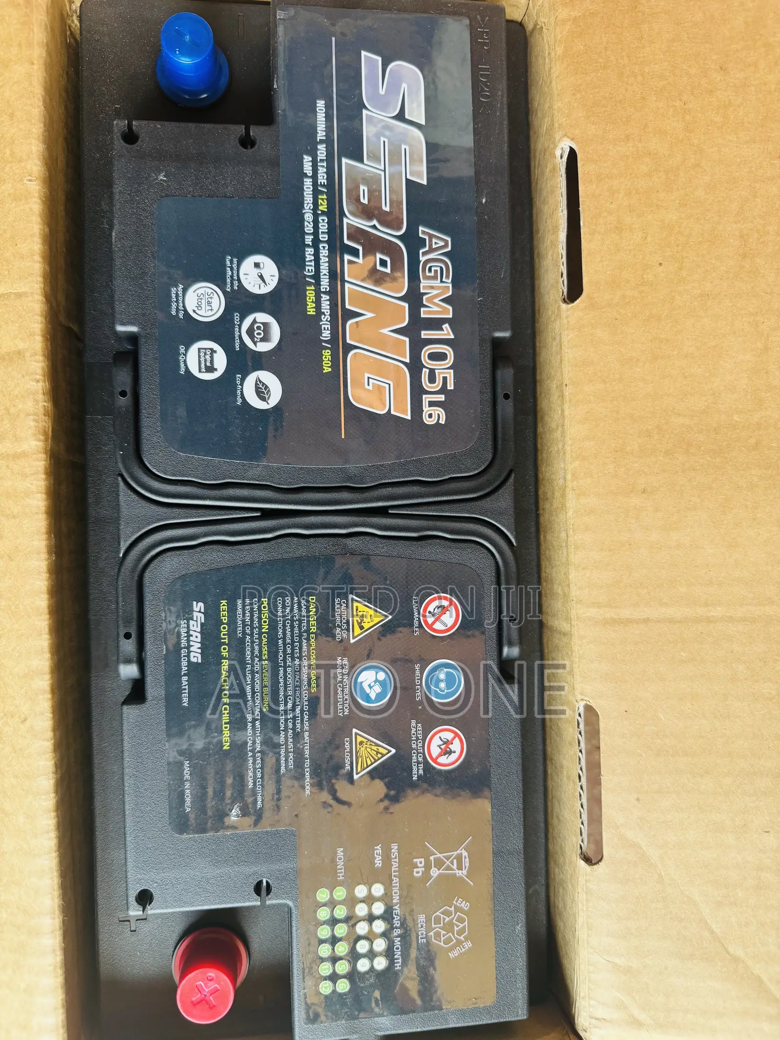Agm Battery Din105