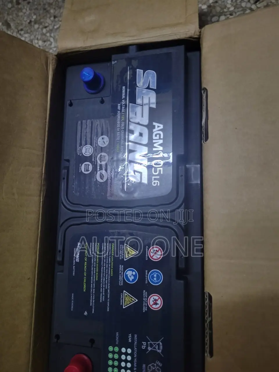 Din105 Agm Sebang Battery