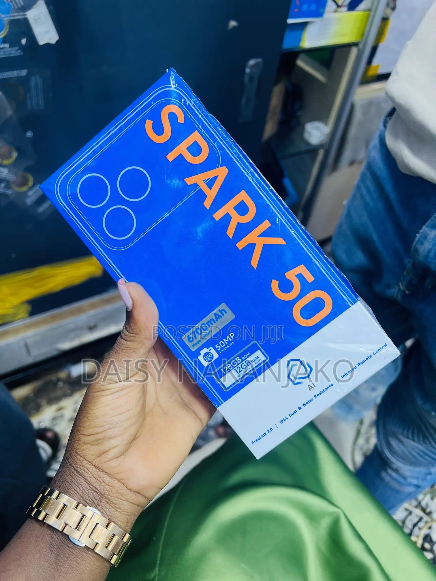 New Tecno Spark 50 128 GB Gray