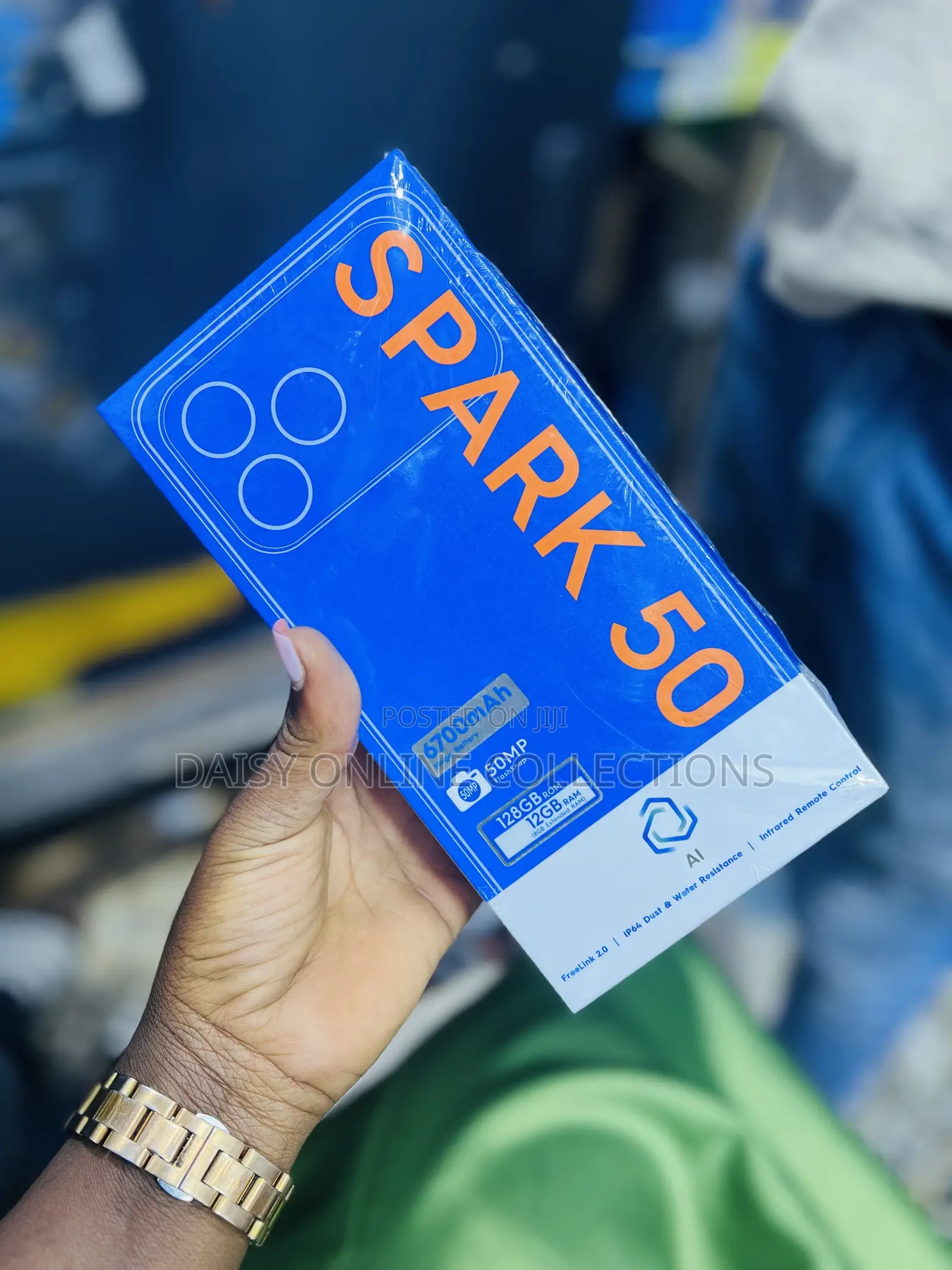 New Tecno Spark 50 128 GB Gray
