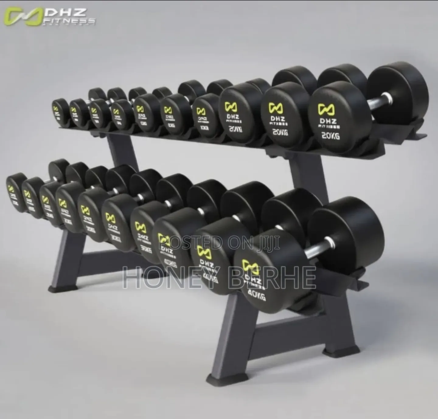 DHZ Rubber Dumbbells