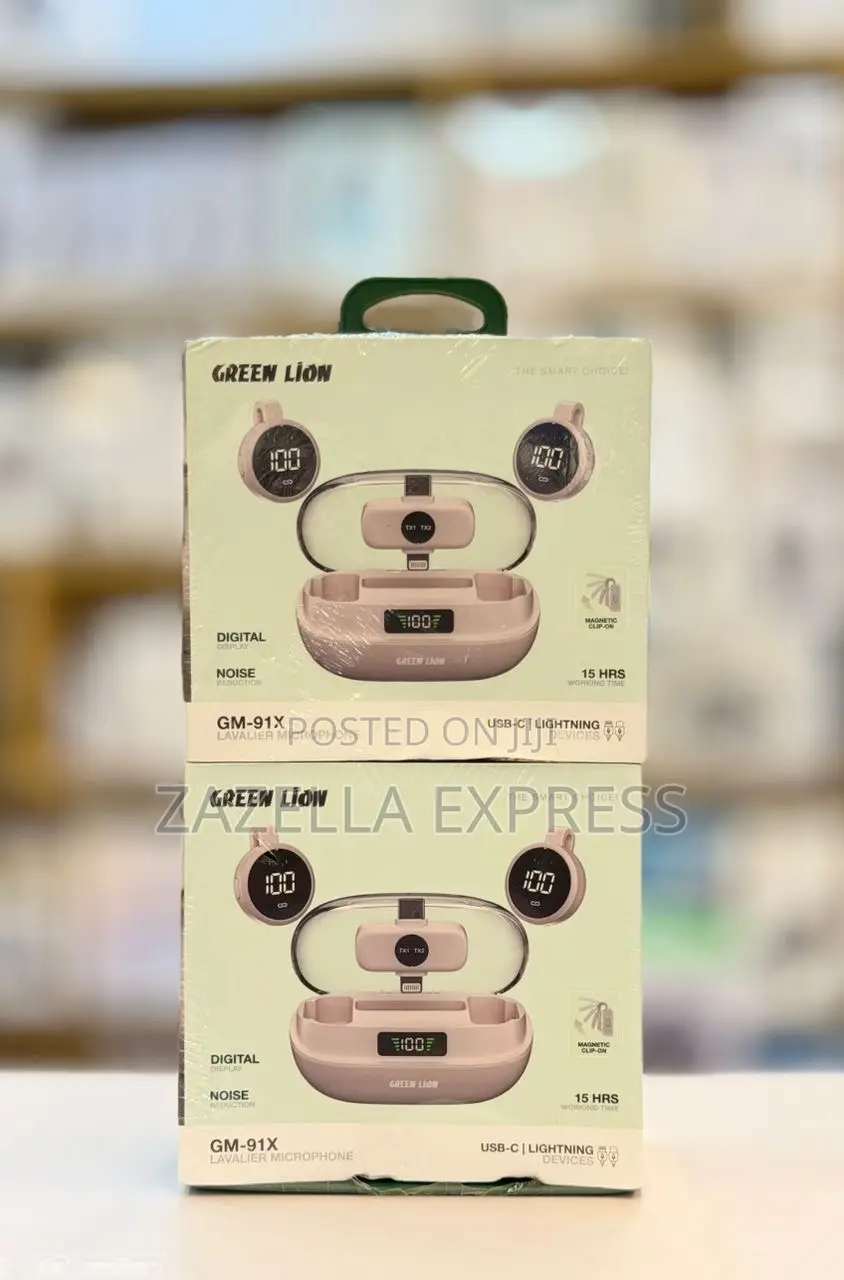 Green Lion Gm-91x Wireless Microphone With 360°Noise Reduction