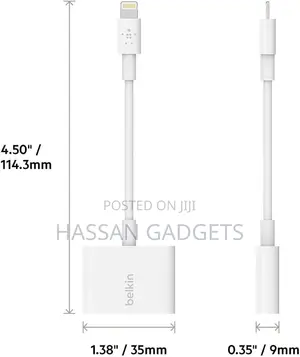 Lighting to 3.5mm Adapter
