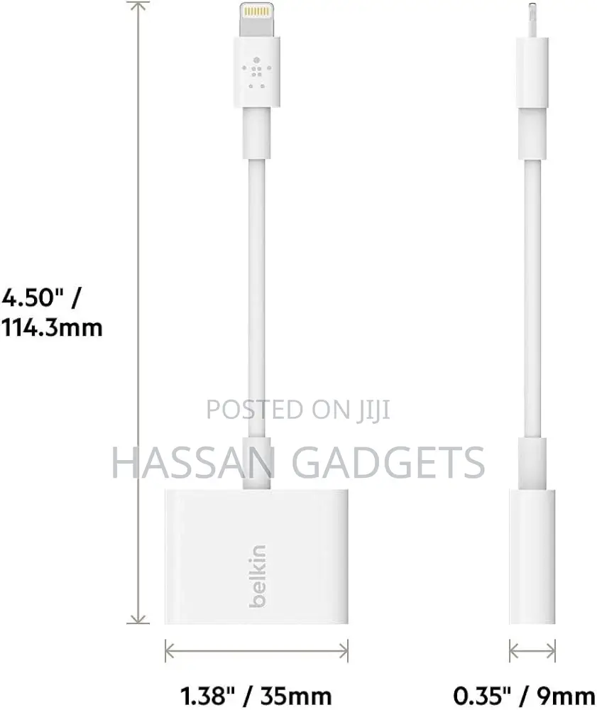 Lighting to 3.5mm Adapter