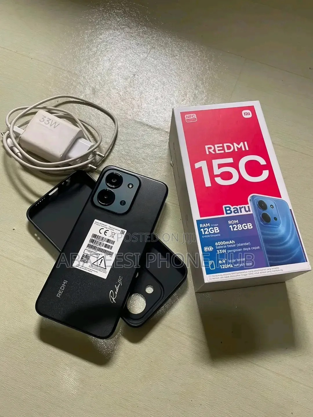 New Xiaomi Redmi 15C 4G 256 GB Black
