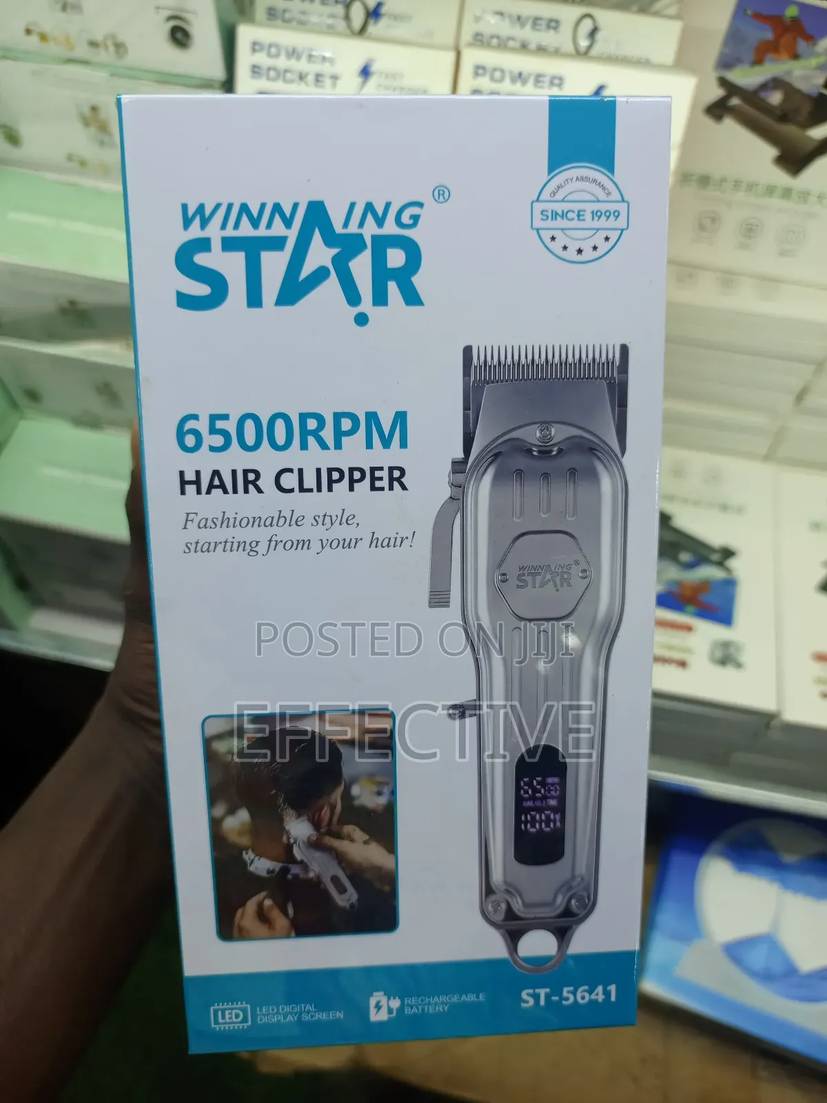 Rechargeable 6500rpm Hair Clipper.