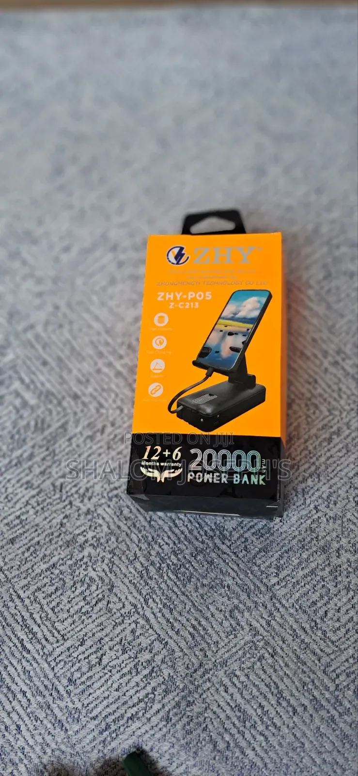 20000mah Zhy Power Bank With Phone Stand