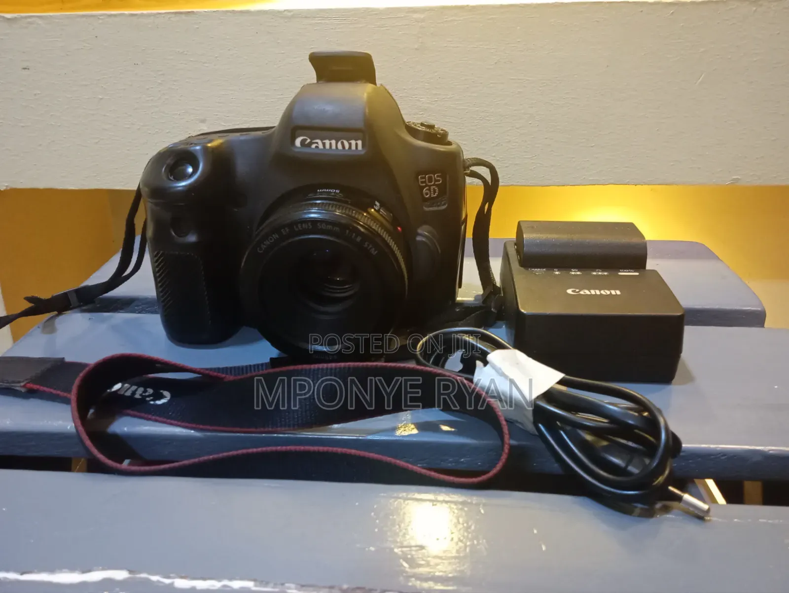 Canon Eos Camera 6d With 50mm Lenz