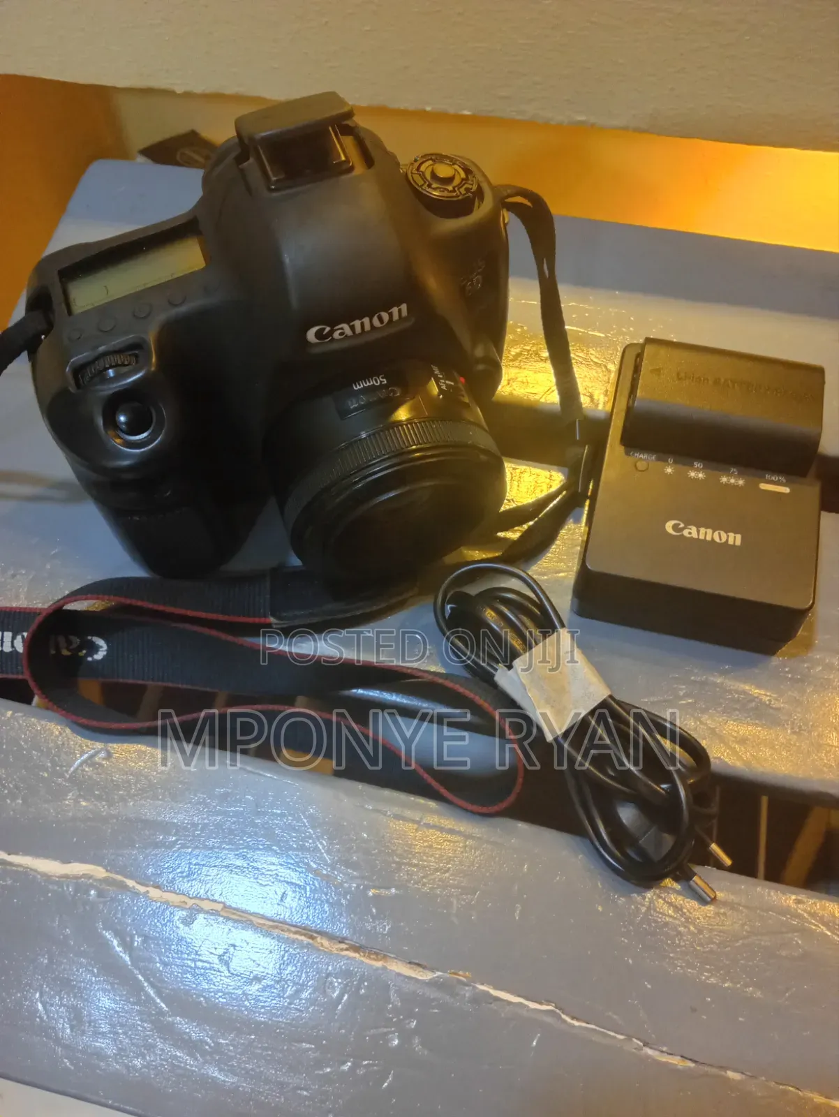 Canon Eos Camera 6d With 50mm Lenz