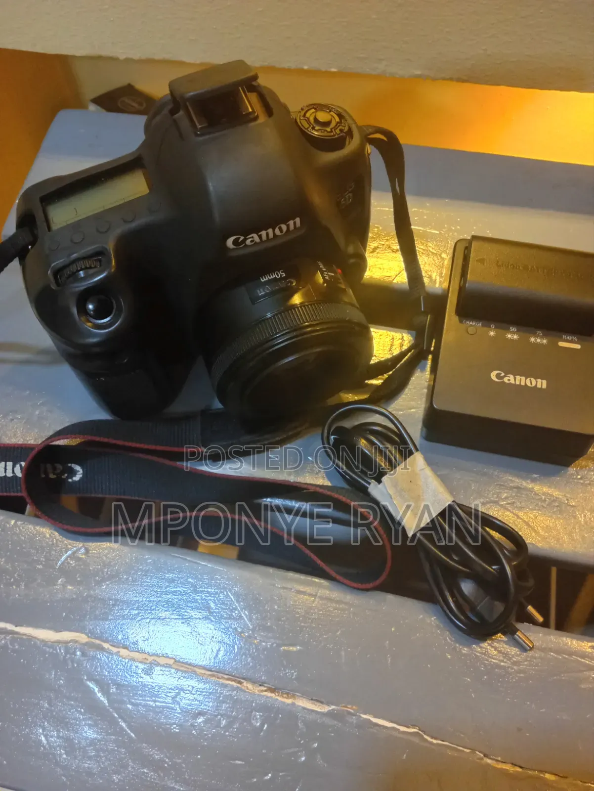 Canon Eos Camera 6d With 50mm Lenz