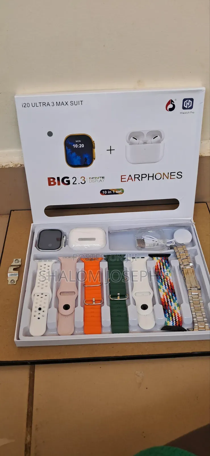 Big 2.3 Infinite Display / Ultra 3 Max Suit Smart Watch