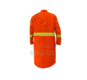 Orange Dust Safety Overcoats