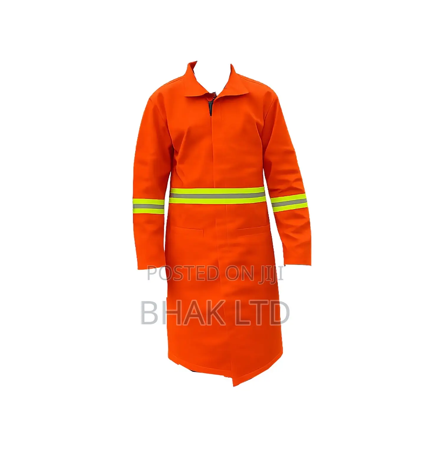 Orange Dust Safety Overcoats