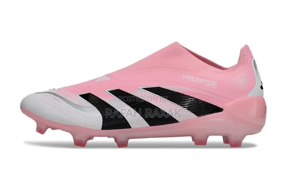 Original Pink Adidas Predator Elite 25 Laceless Fg Football Boots