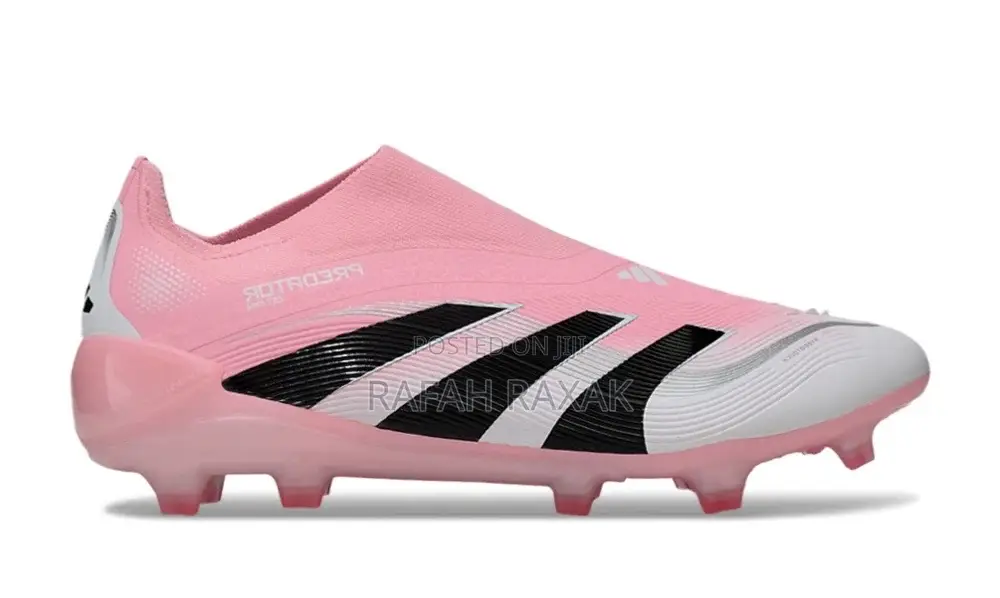 Original Pink Adidas Predator Elite 25 Laceless Fg Football Boots
