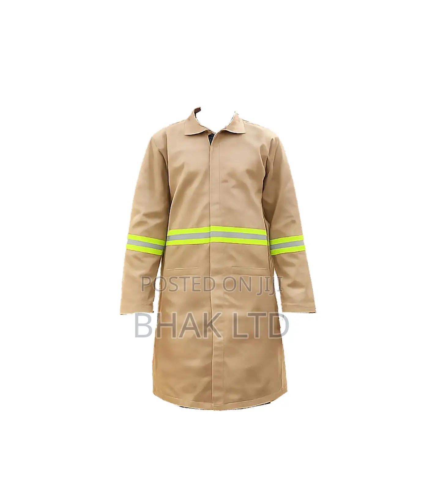 Beige/Khaki Dust Safety Overcoats