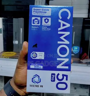 New Tecno Camon 50 Pro 256 GB Black