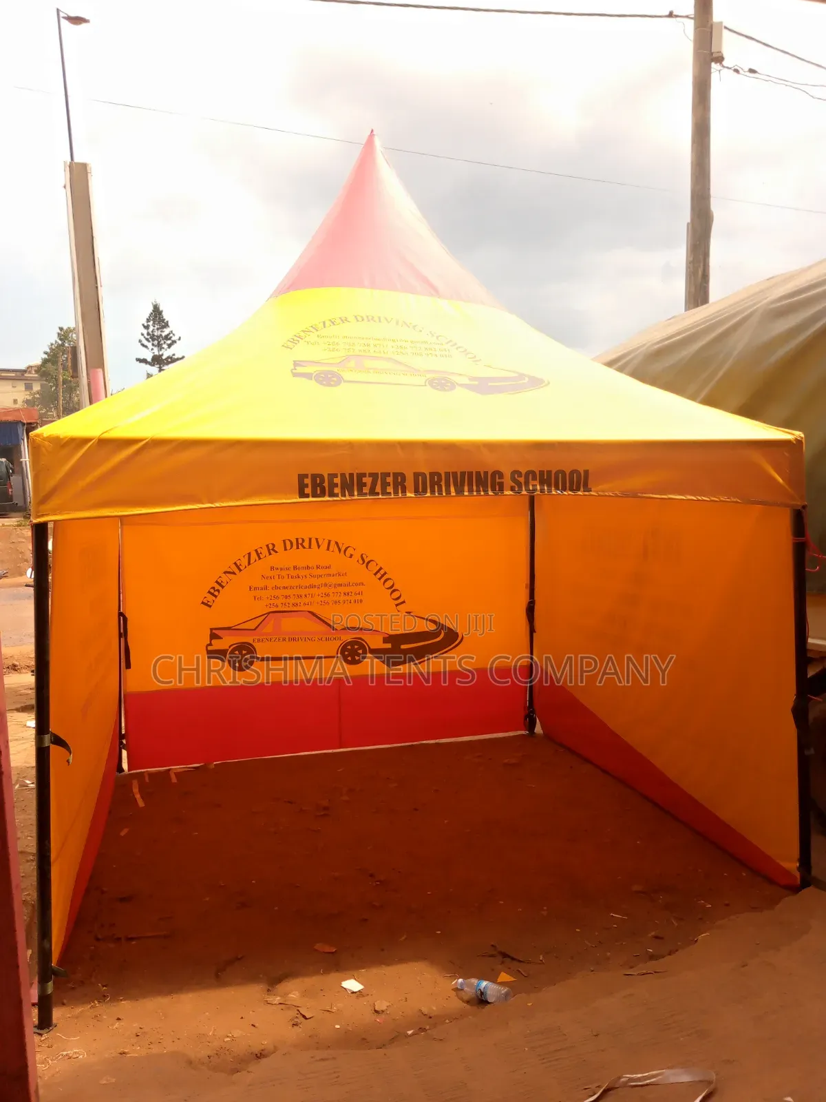 Well Designed 25-30seater Tents Red- Yellow In Color