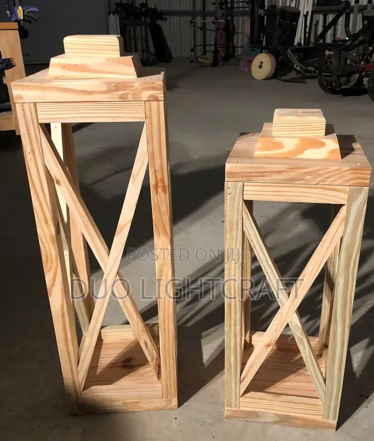Rustic Wooden Lanterns