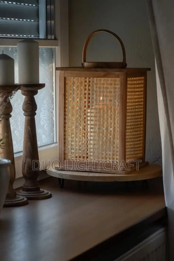 Chic Wooden Lantern
