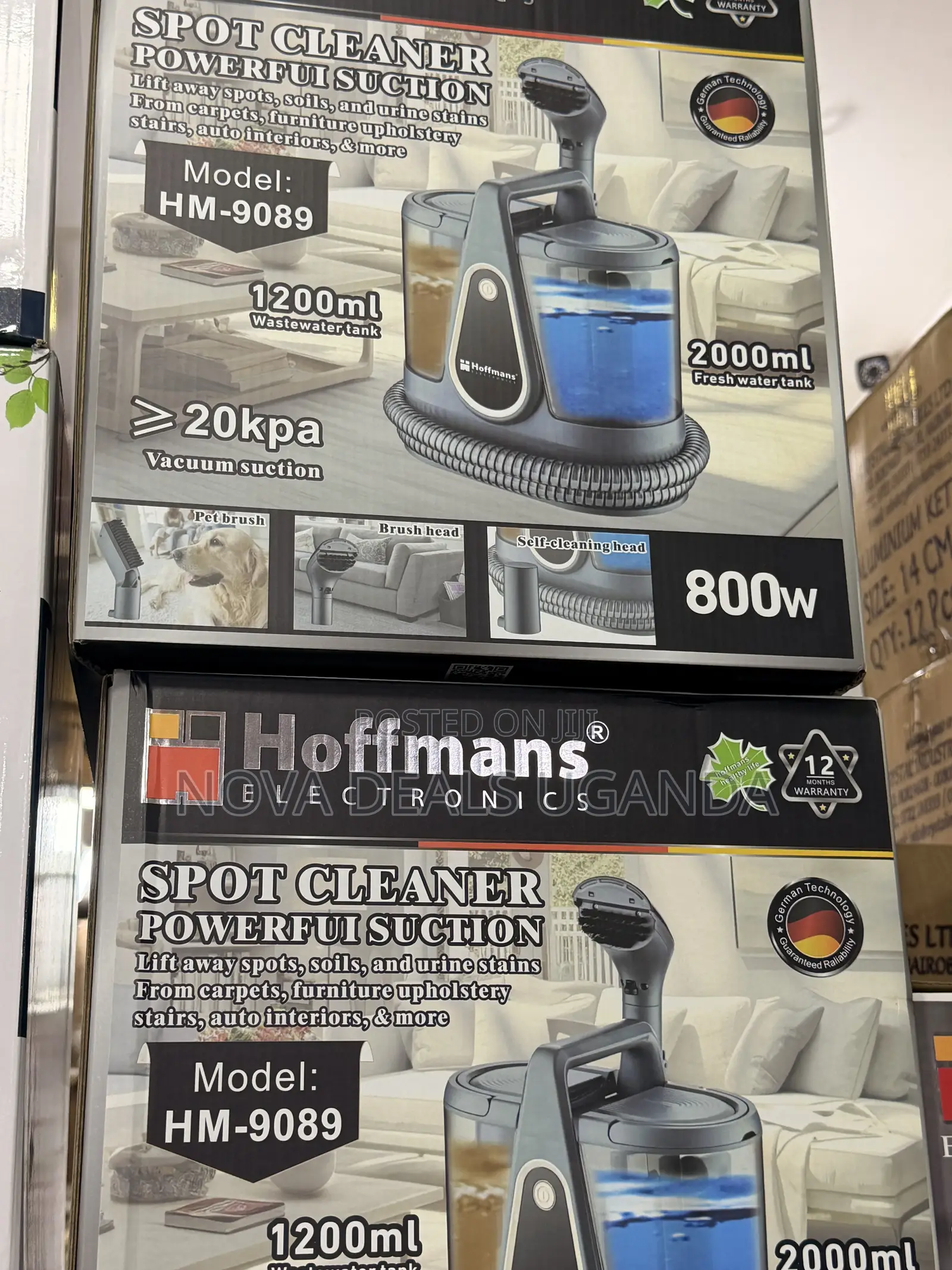 Hoffmans Spot Cleaner Hm-9089 Portable Carpet and Upholstery Cleaner