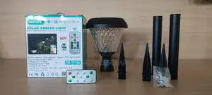 Aerbes Ab-Ty136 Solar Garden Light 100w RGB Outdoor Landscape Lamp