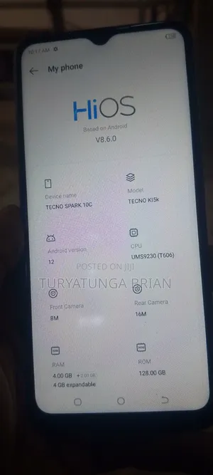 Tecno Spark 10C 128 GB Green
