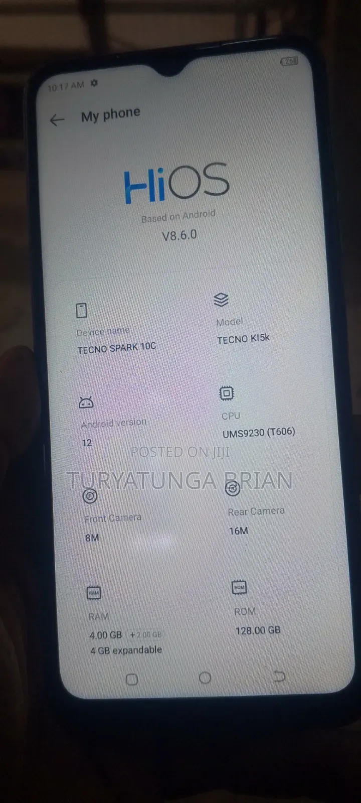 Tecno Spark 10C 128 GB Green