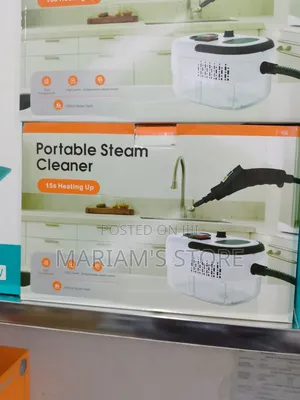 Portable Steam Cleaner , a 2500w Power Rating and a 1200ml Water Tank.
