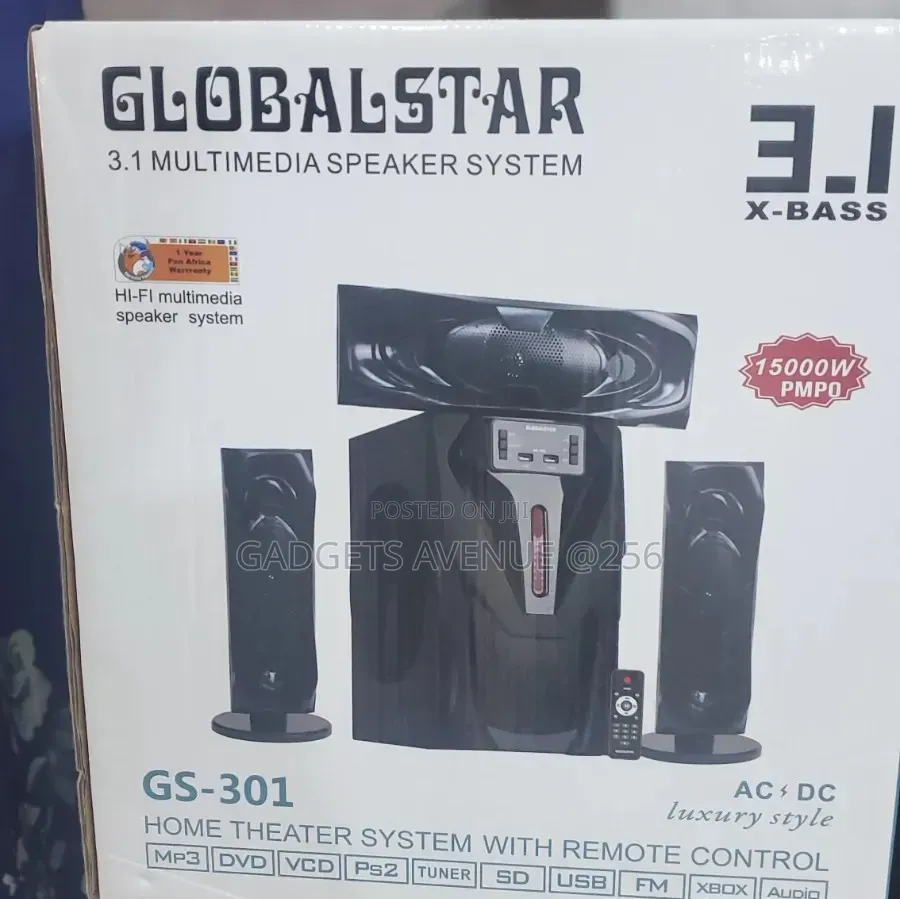 Globalstar Gs-301 Is a 3.1 Channel Multimedia Speaker System