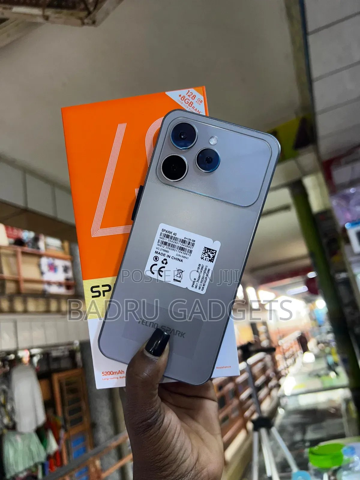 New Tecno Spark 40 256 GB Gray
