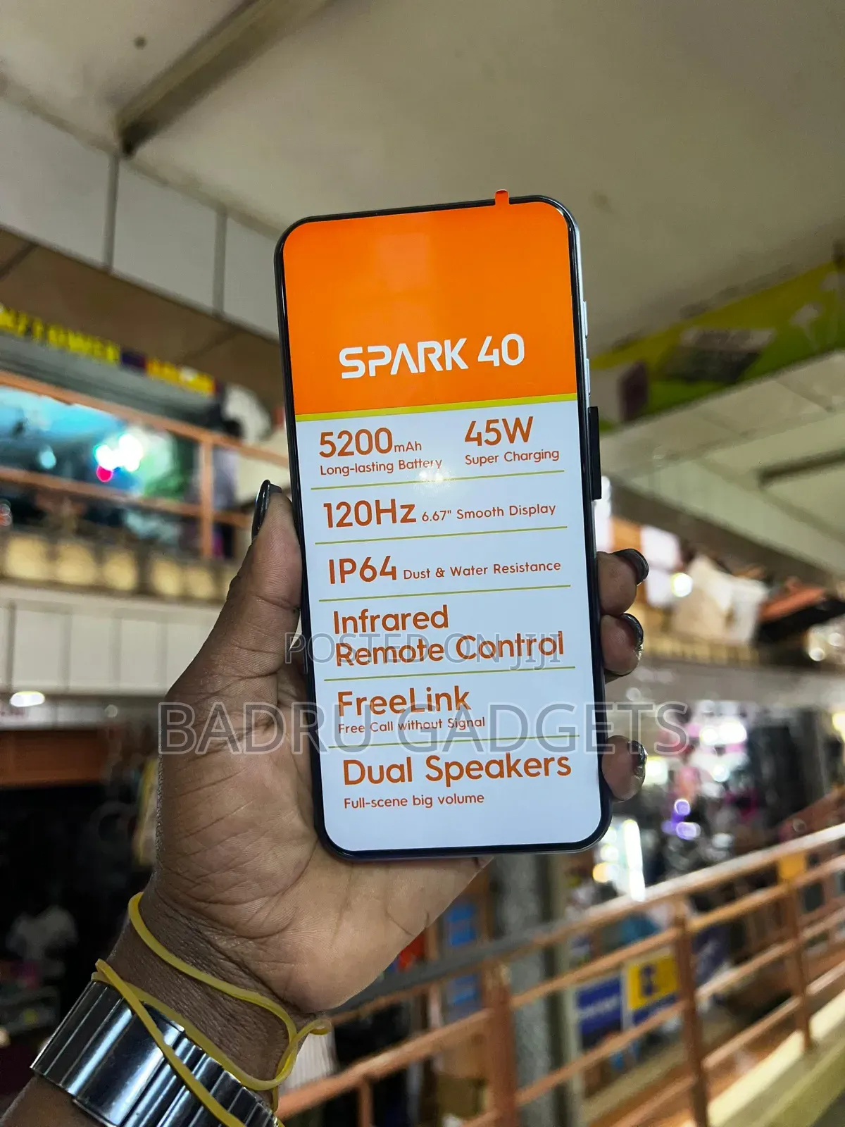New Tecno Spark 40 256 GB Gray