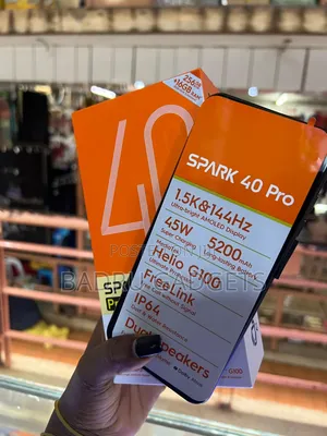 New Tecno Spark 40 Pro 256 GB Black