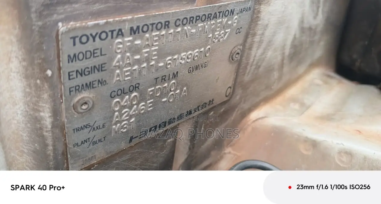 Toyota Corolla Spacio 2000 White