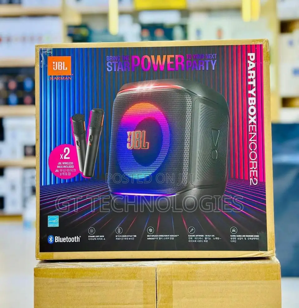 JBL Partybox Encore 2 Portable Bluetooth Speaker
