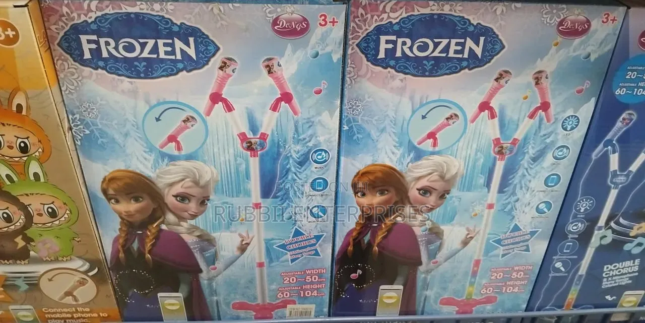 Frozen-Themed Karaoke Microphone Toy