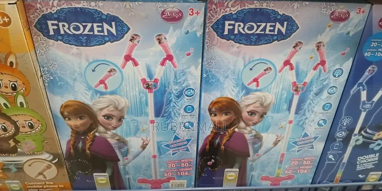 Frozen-Themed Karaoke Microphone Toy
