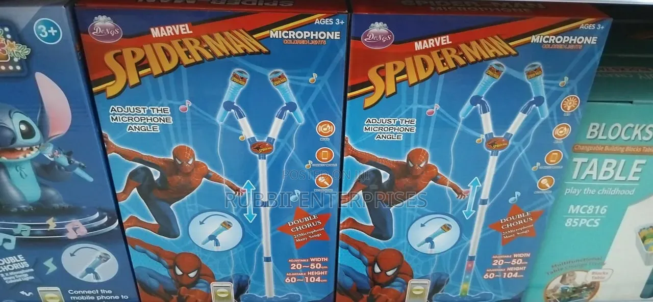 Spiderman - Themed Karaoke Microphone Toy