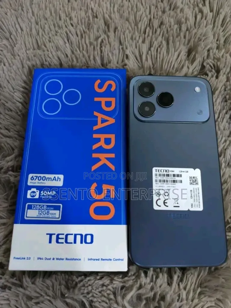 New Tecno Spark 50 128 GB Black