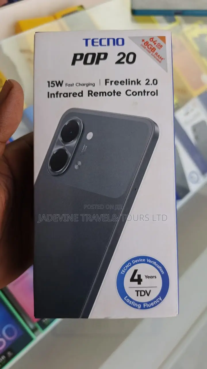 New Tecno Pop 20 128 GB Black