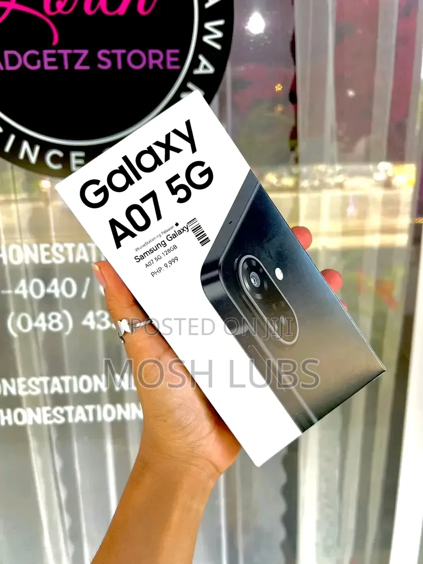 New Samsung Galaxy A07 5G 128 GB Black