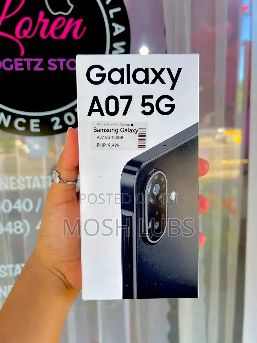 New Samsung Galaxy A07 5G 128 GB Black