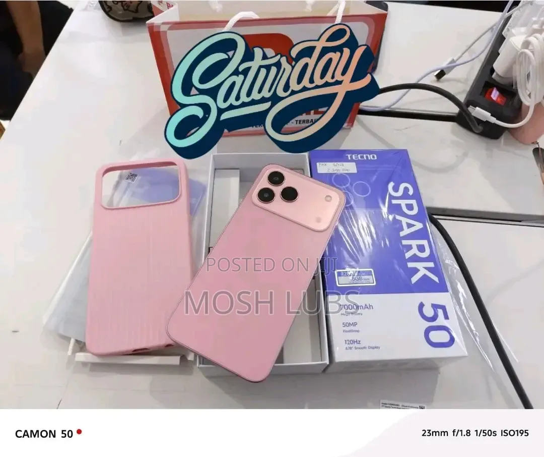 New Tecno Spark 50 128 GB Pink
