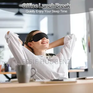 Silk-Like Sleep Eye Mask – Full Blackout, Breathable Skin-Friendly